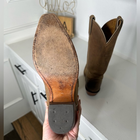 Nocona Handcrafted USA Leather Western Boots – Women’s 7.5 B – OU Sooners Logo - Picture 7 of 8